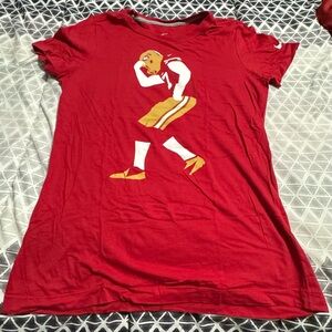 Nike Red Graphic Short Sleeve Tee